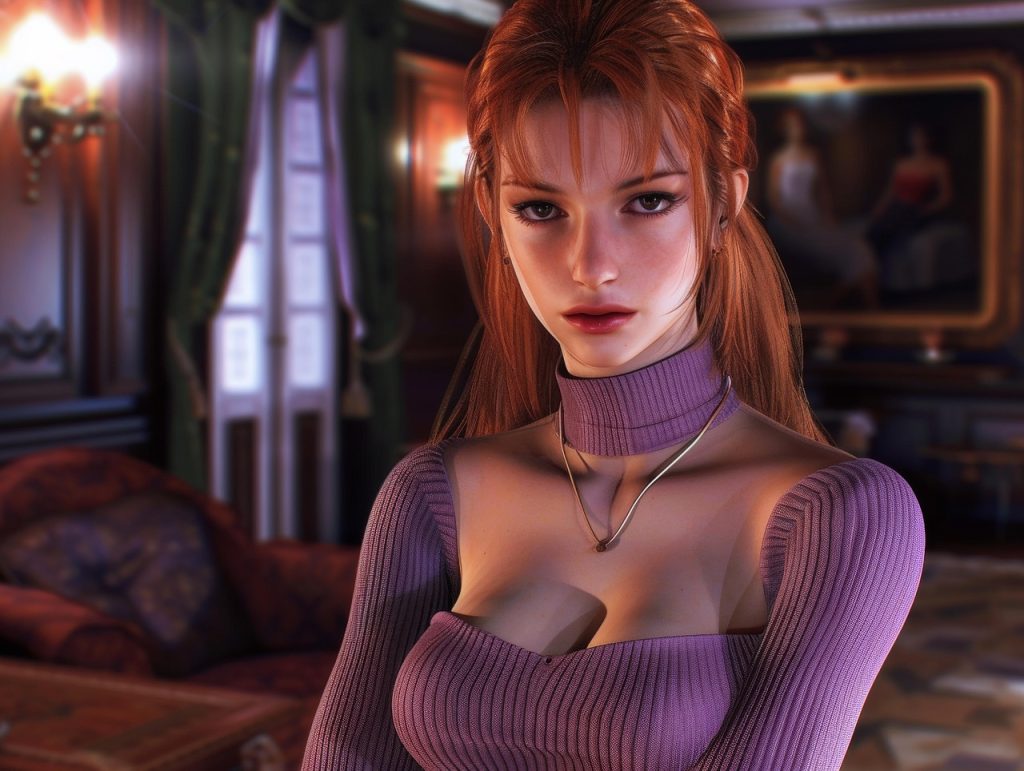 Women as background decoration