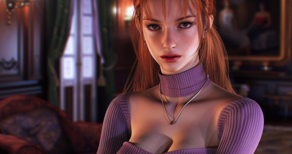 Women as background decoration