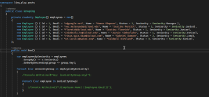 LINQ: group query results – an Introduction