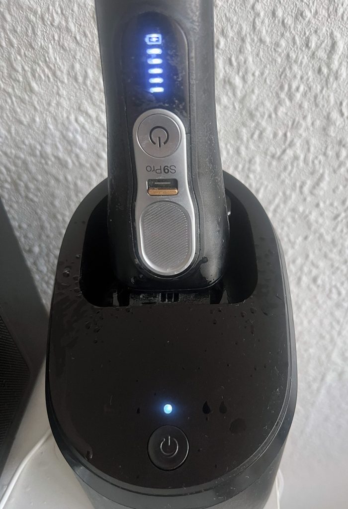 Braun Series 9 Pro in the Cleaning and Charging Station